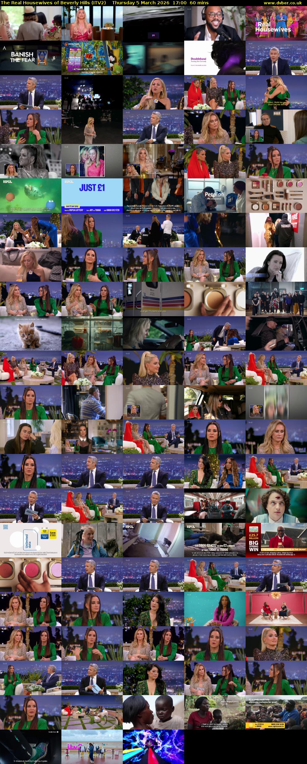 The Real Housewives of Beverly Hills (ITV2) Thursday 5 March 2026 17:00 - 18:00