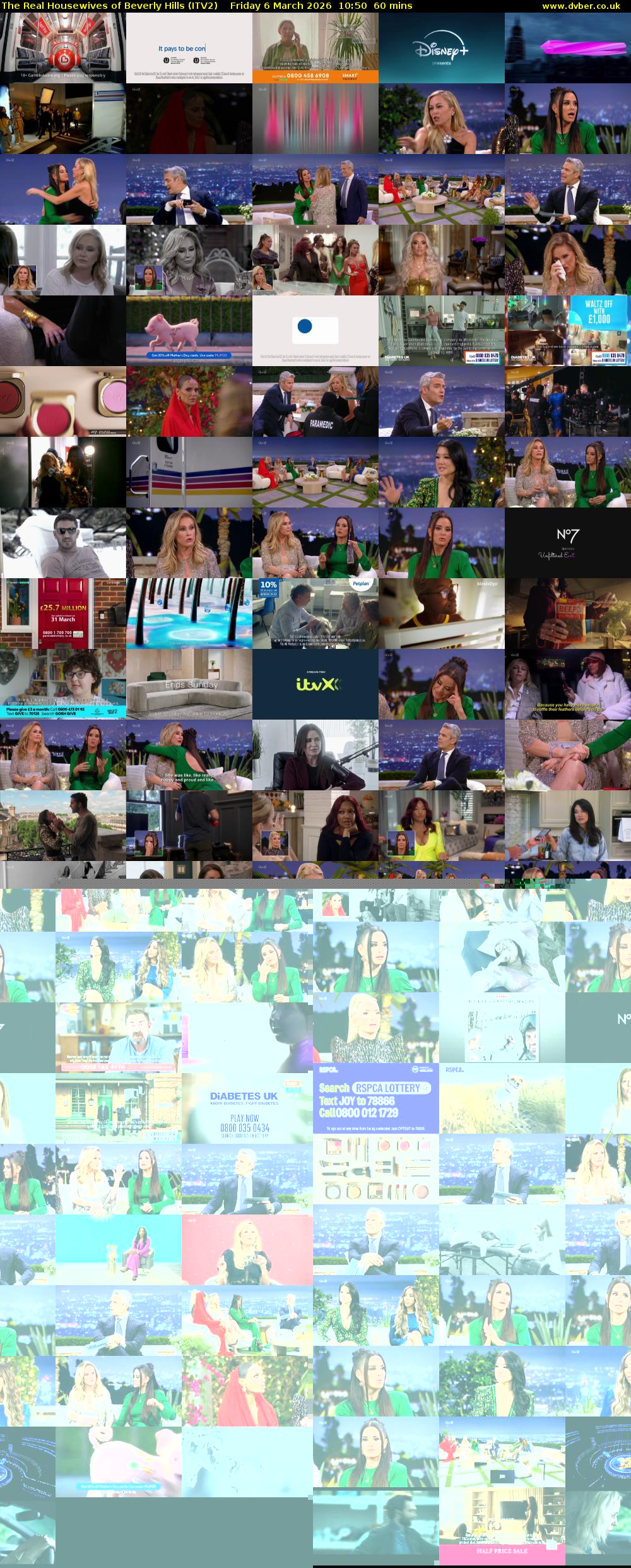 The Real Housewives of Beverly Hills (ITV2) Friday 6 March 2026 10:50 - 11:50