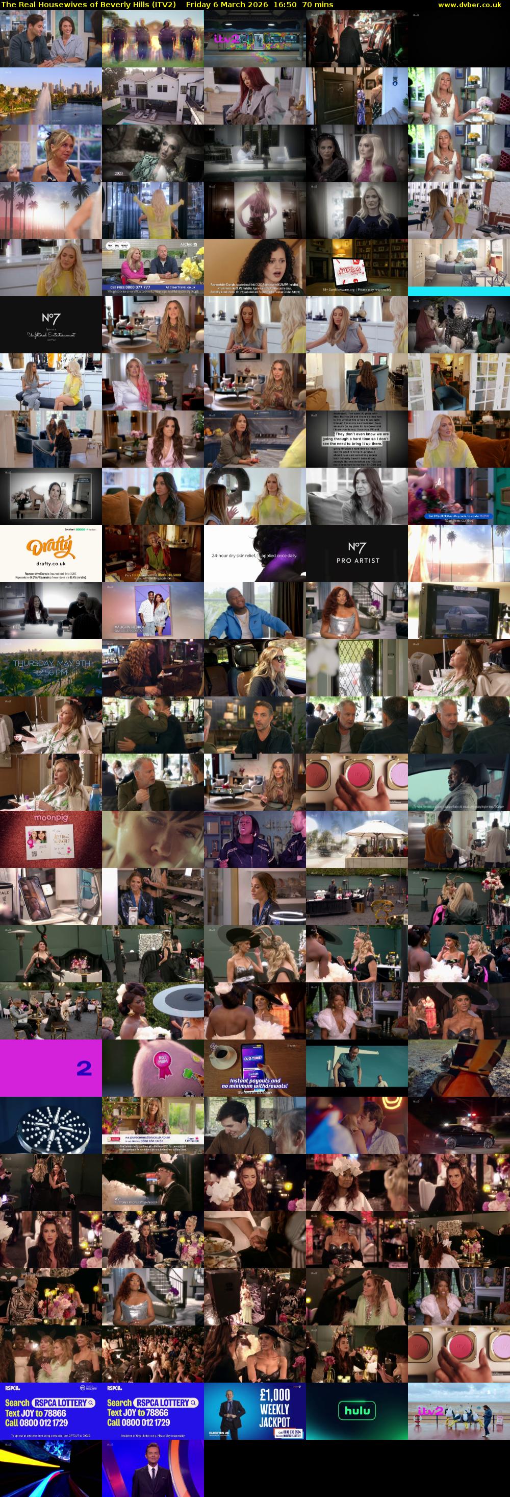 The Real Housewives of Beverly Hills (ITV2) Friday 6 March 2026 16:50 - 18:00
