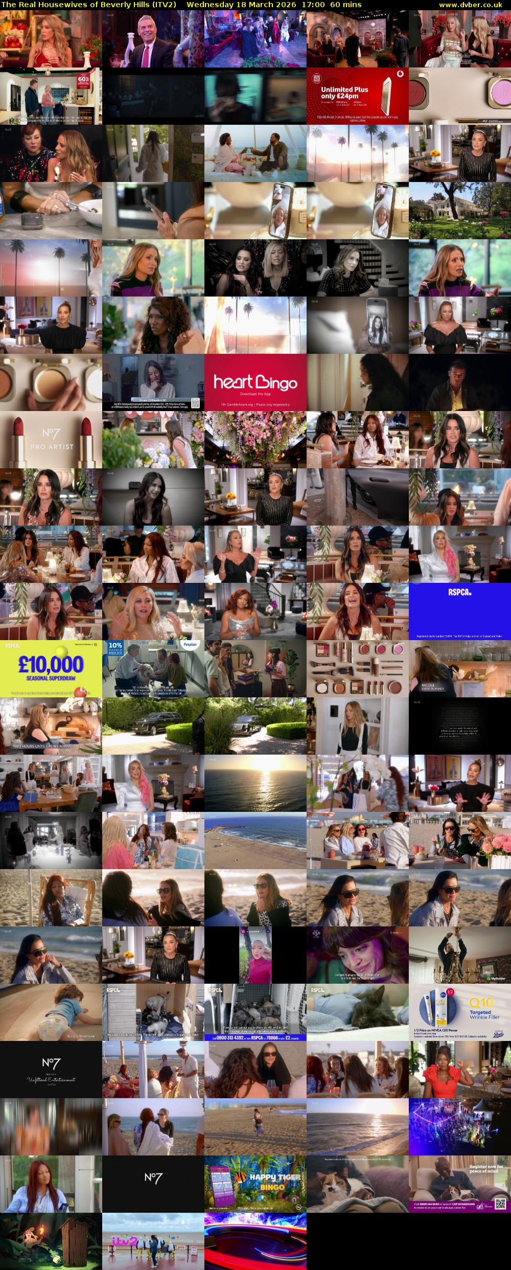 The Real Housewives of Beverly Hills (ITV2) Wednesday 18 March 2026 17:00 - 18:00