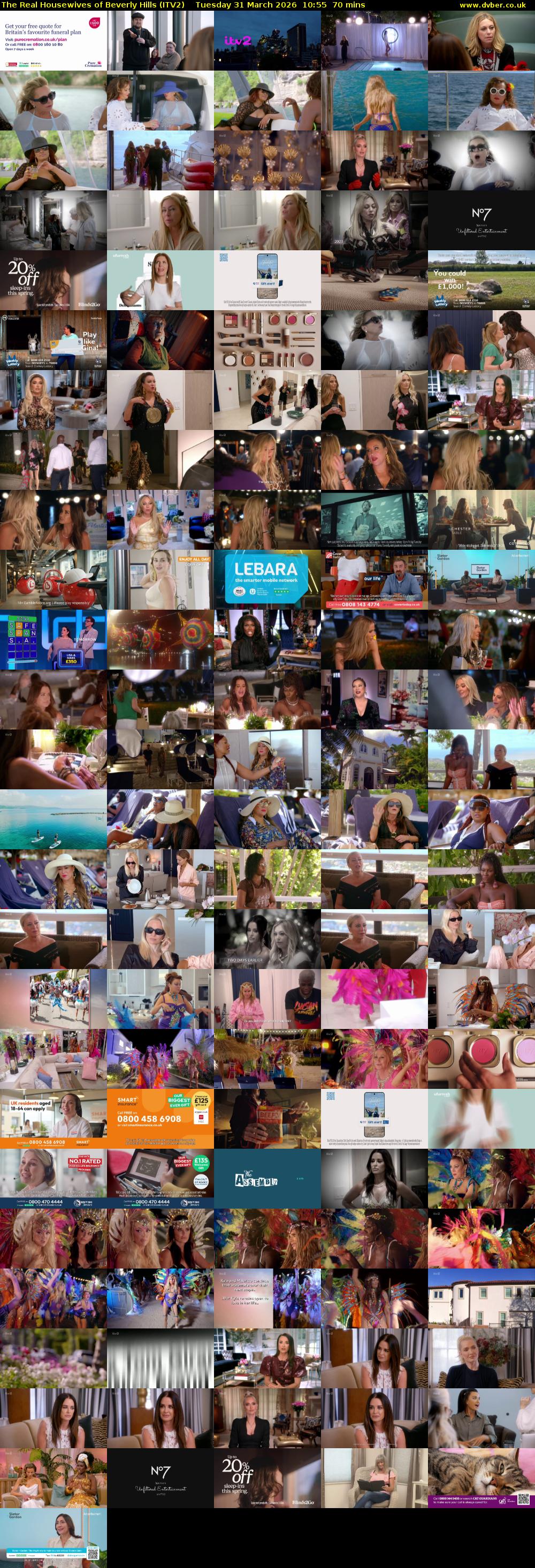 The Real Housewives of Beverly Hills (ITV2) Tuesday 31 March 2026 10:55 - 12:05