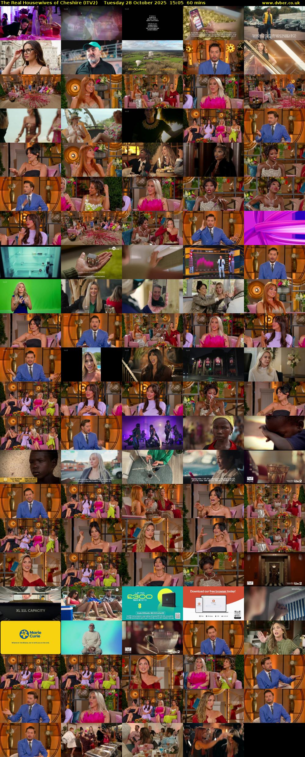 The Real Housewives of Cheshire (ITV2) Tuesday 28 October 2025 15:05 - 16:05