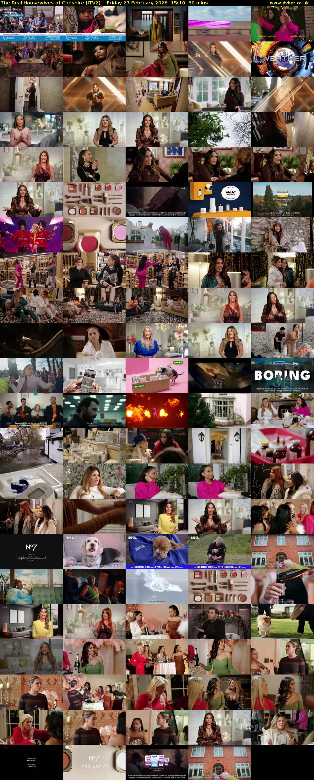 The Real Housewives of Cheshire (ITV2) Friday 27 February 2026 15:10 - 16:10
