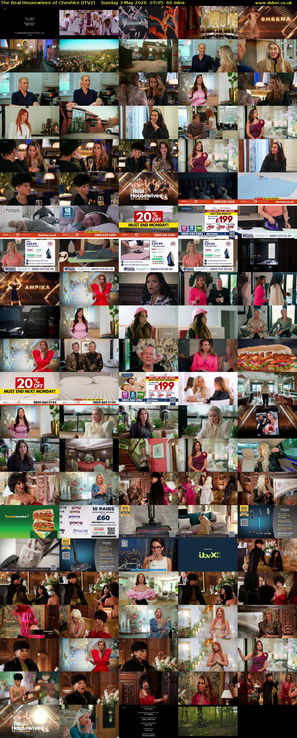 The Real Housewives of Cheshire (ITV2) Sunday 3 May 2026 07:05 - 08:05