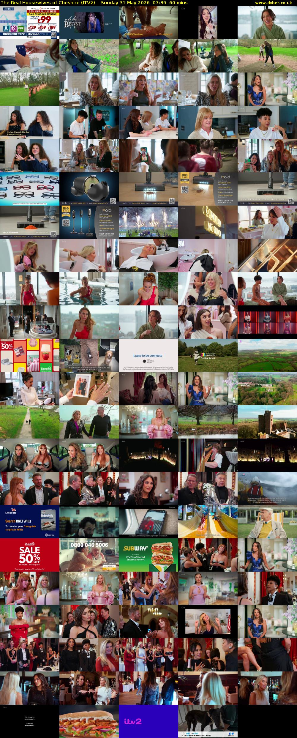 The Real Housewives of Cheshire (ITV2) Sunday 31 May 2026 07:35 - 08:35