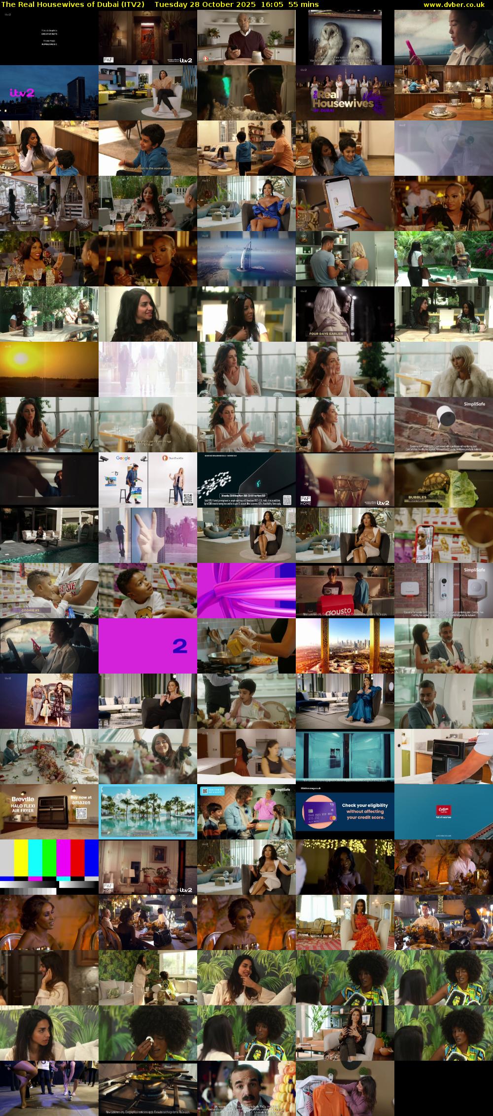 The Real Housewives of Dubai (ITV2) Tuesday 28 October 2025 16:05 - 17:00