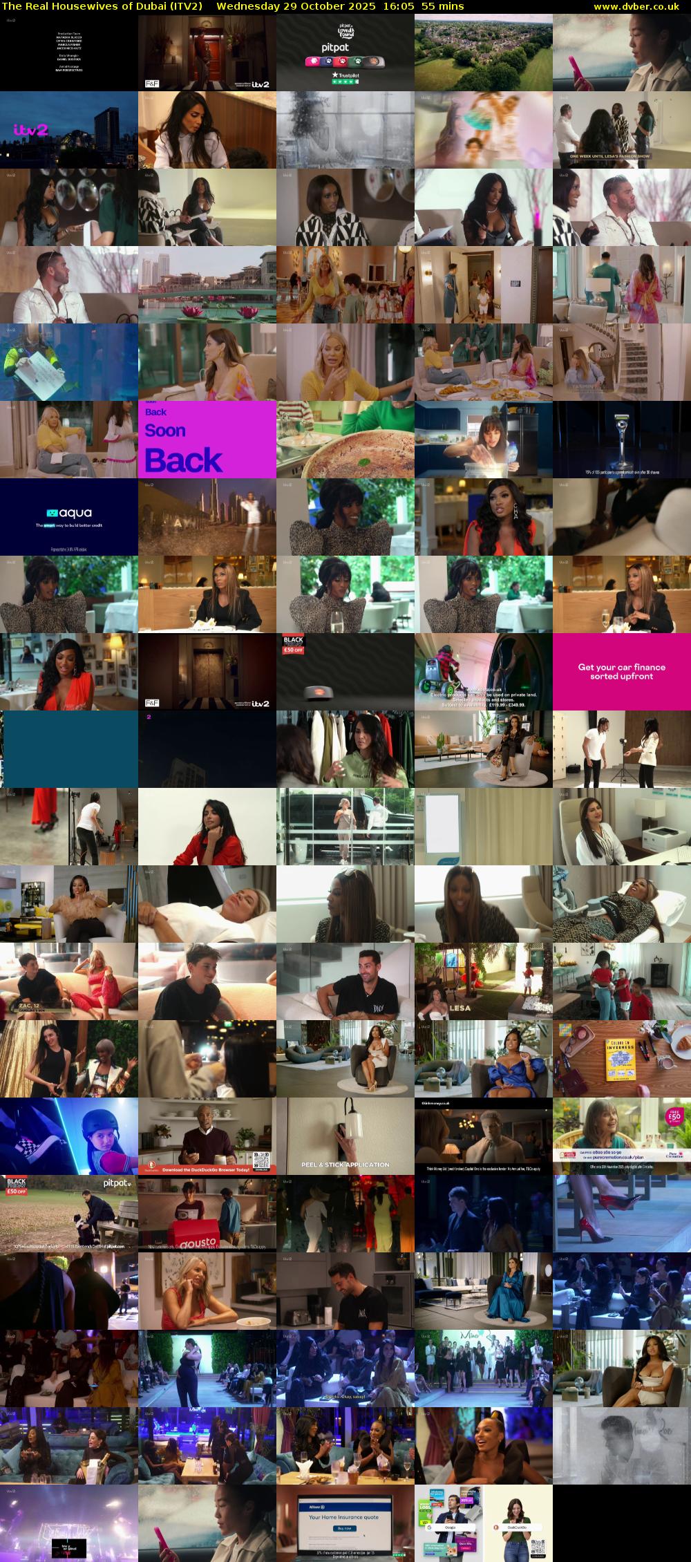 The Real Housewives of Dubai (ITV2) Wednesday 29 October 2025 16:05 - 17:00