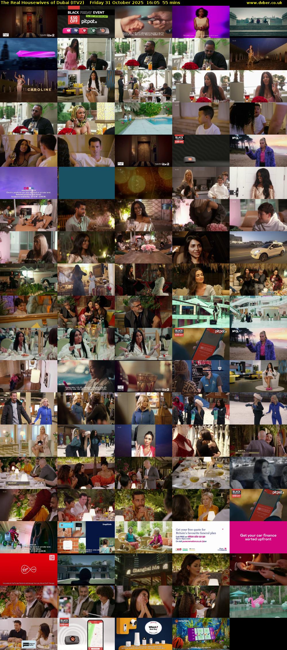 The Real Housewives of Dubai (ITV2) Friday 31 October 2025 16:05 - 17:00