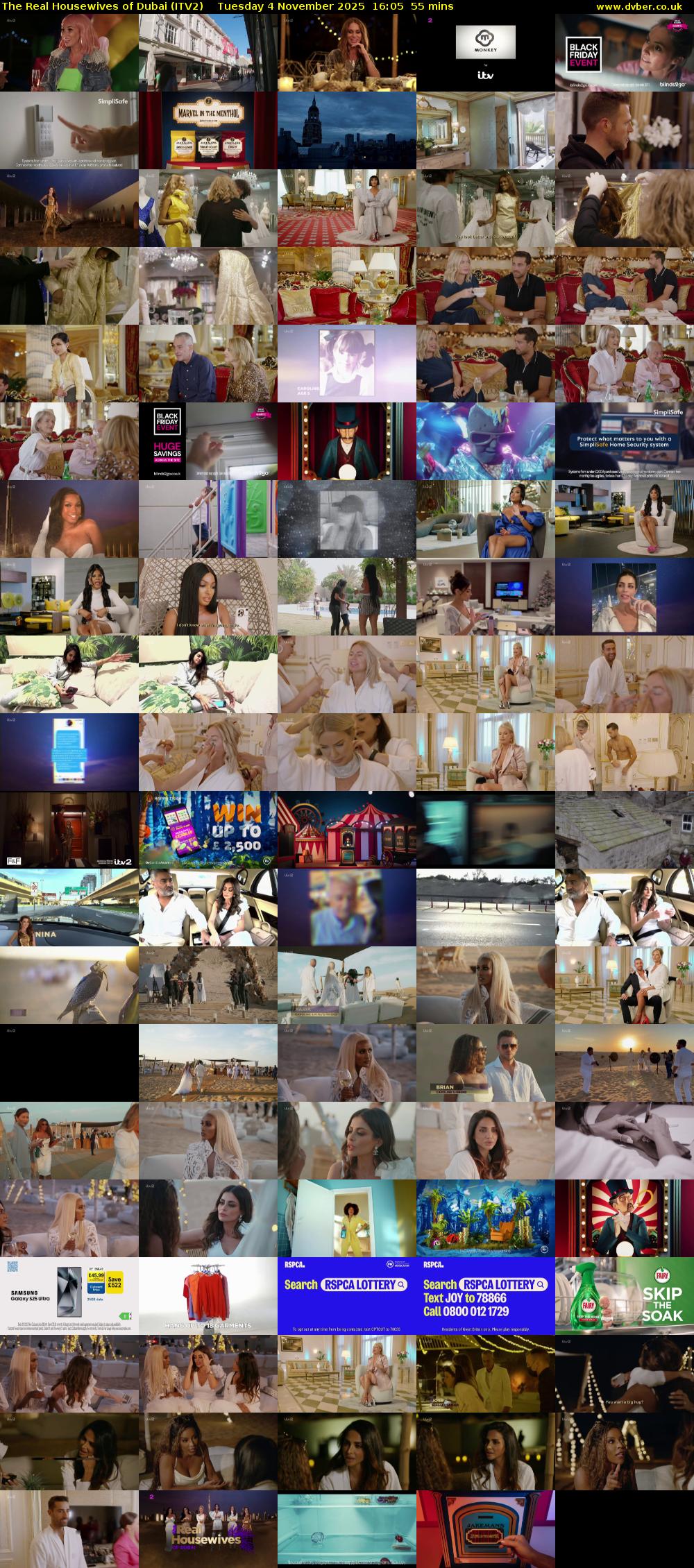 The Real Housewives of Dubai (ITV2) Tuesday 4 November 2025 16:05 - 17:00