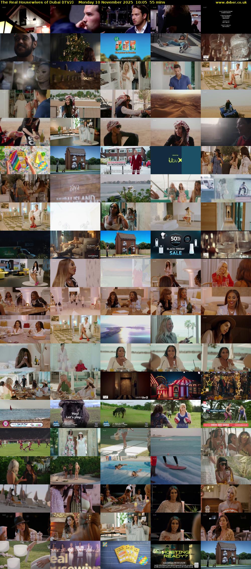 The Real Housewives of Dubai (ITV2) Monday 10 November 2025 10:05 - 11:00