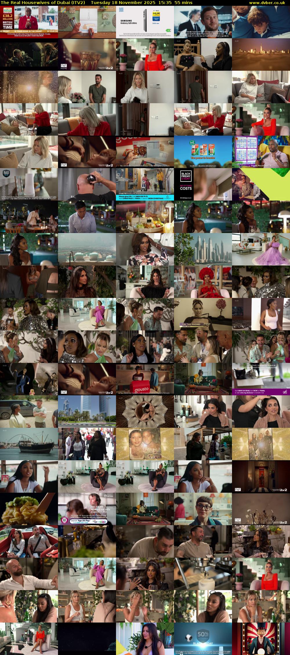 The Real Housewives of Dubai (ITV2) Tuesday 18 November 2025 15:35 - 16:30