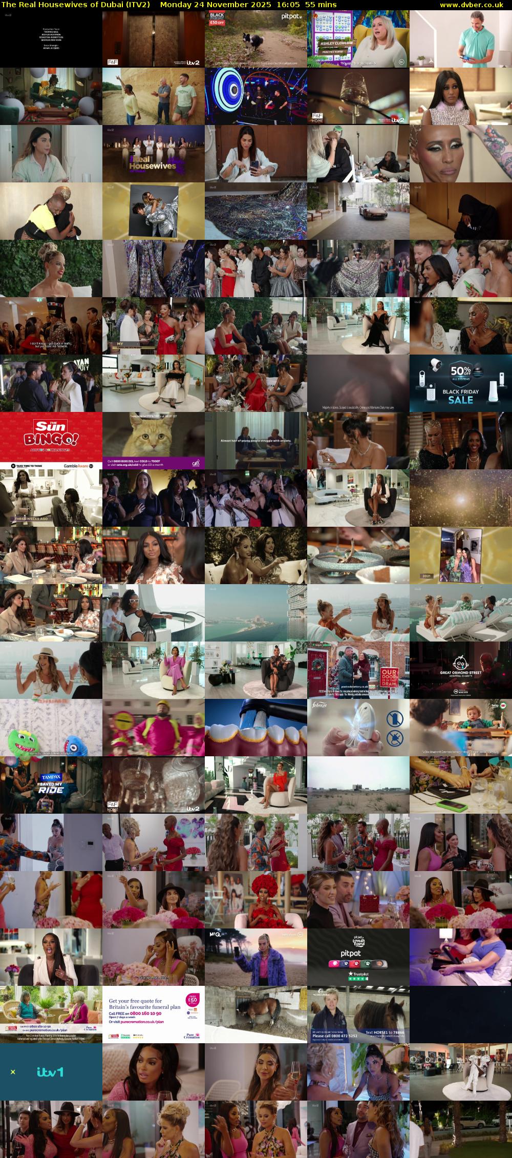 The Real Housewives of Dubai (ITV2) Monday 24 November 2025 16:05 - 17:00