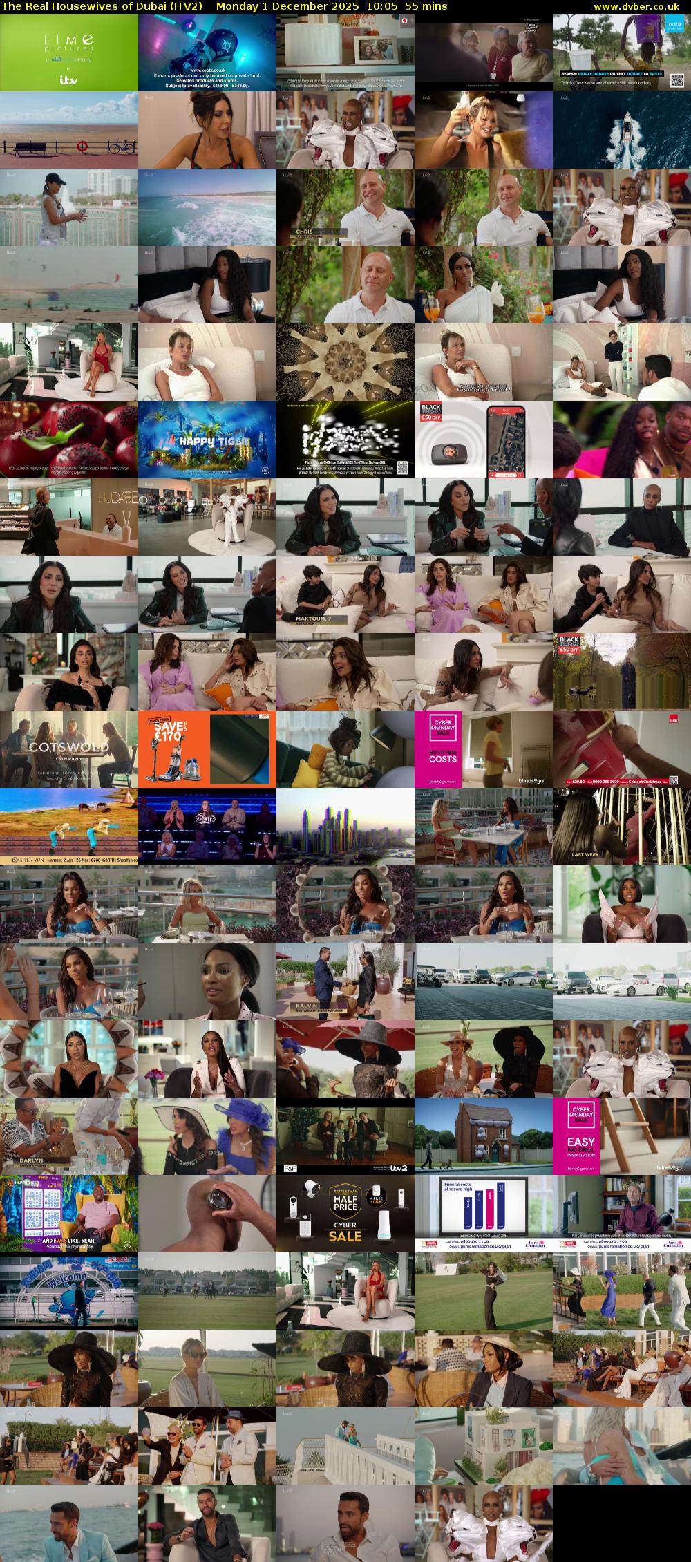 The Real Housewives of Dubai (ITV2) Monday 1 December 2025 10:05 - 11:00