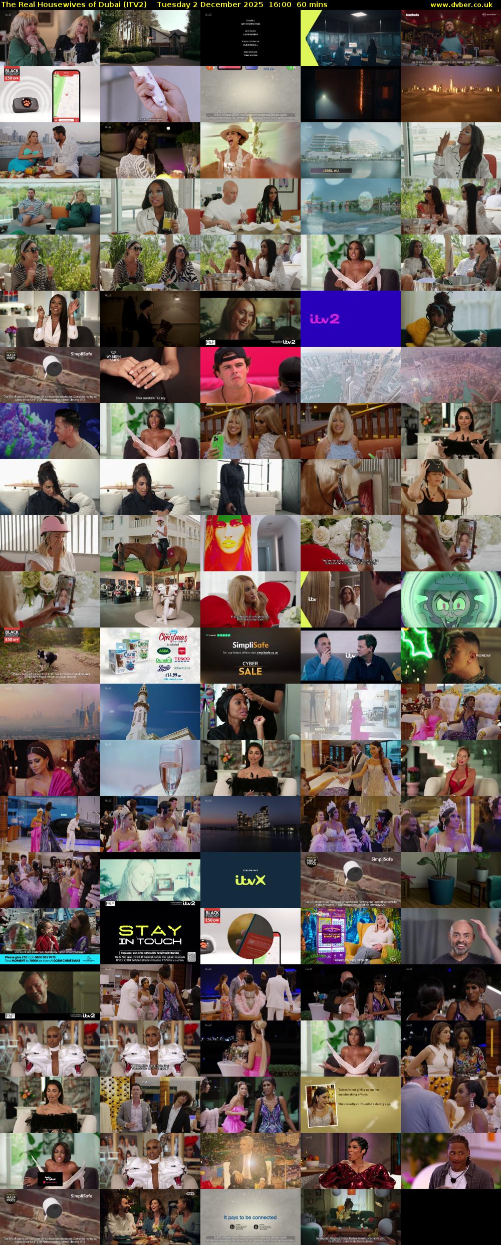 The Real Housewives of Dubai (ITV2) Tuesday 2 December 2025 16:00 - 17:00