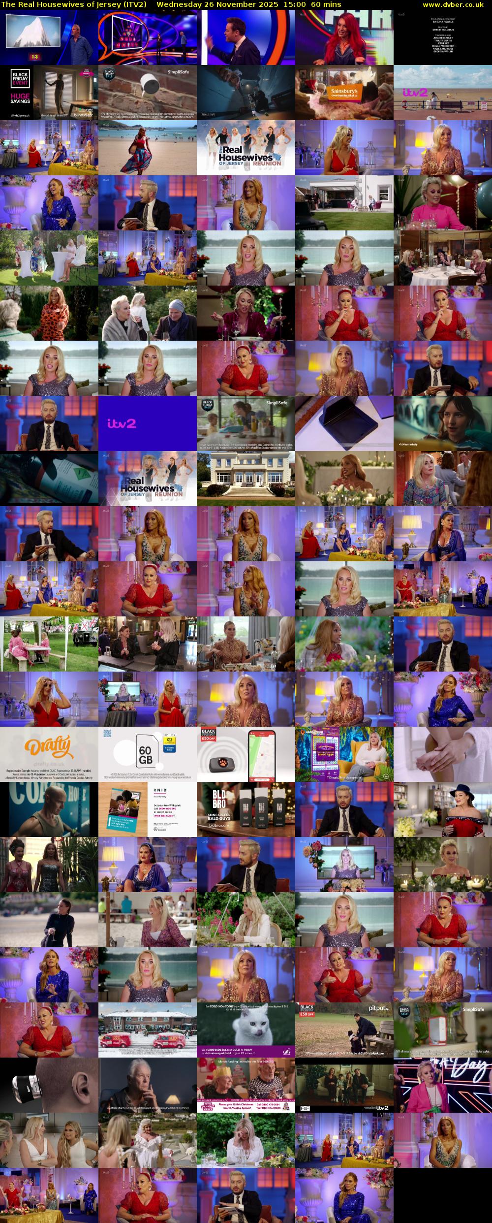 The Real Housewives of Jersey (ITV2) Wednesday 26 November 2025 15:00 - 16:00
