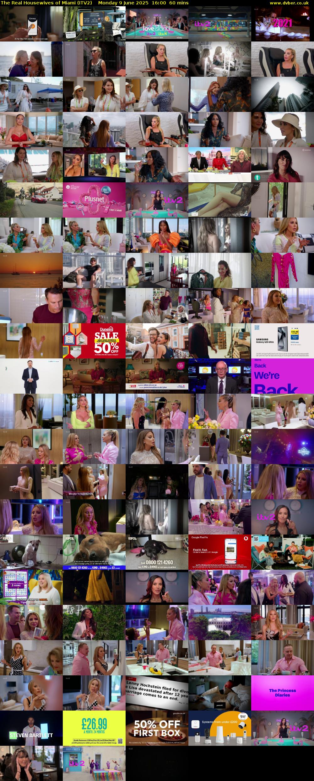 The Real Housewives of Miami (ITV2) Monday 9 June 2025 16:00 - 17:00