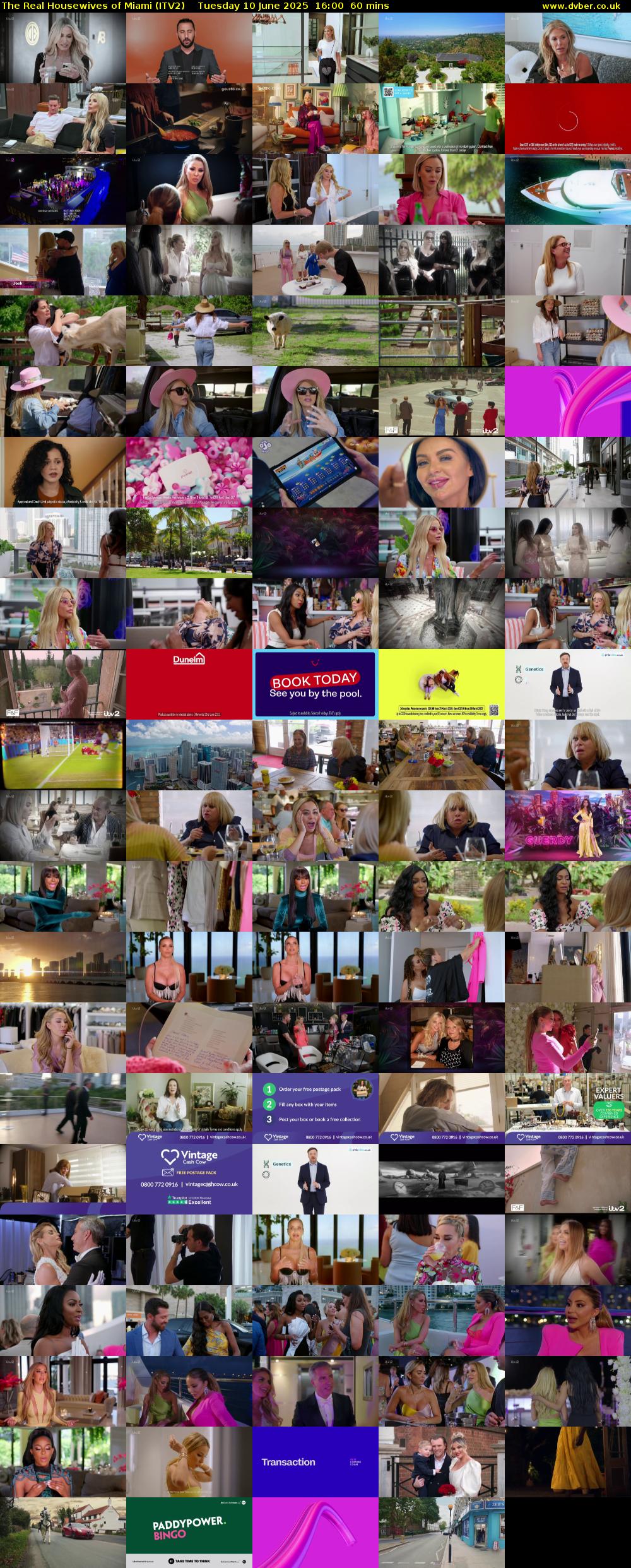 The Real Housewives of Miami (ITV2) Tuesday 10 June 2025 16:00 - 17:00