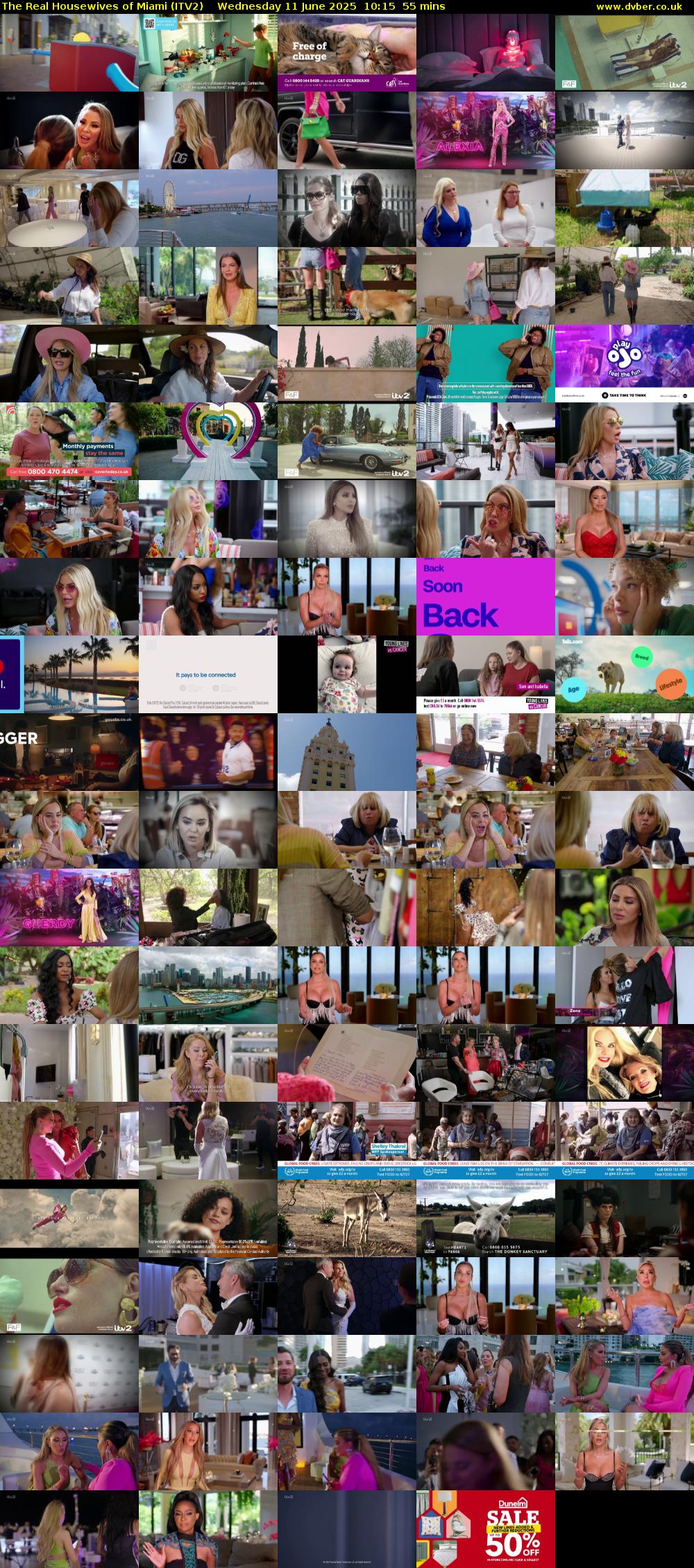 The Real Housewives of Miami (ITV2) Wednesday 11 June 2025 10:15 - 11:10