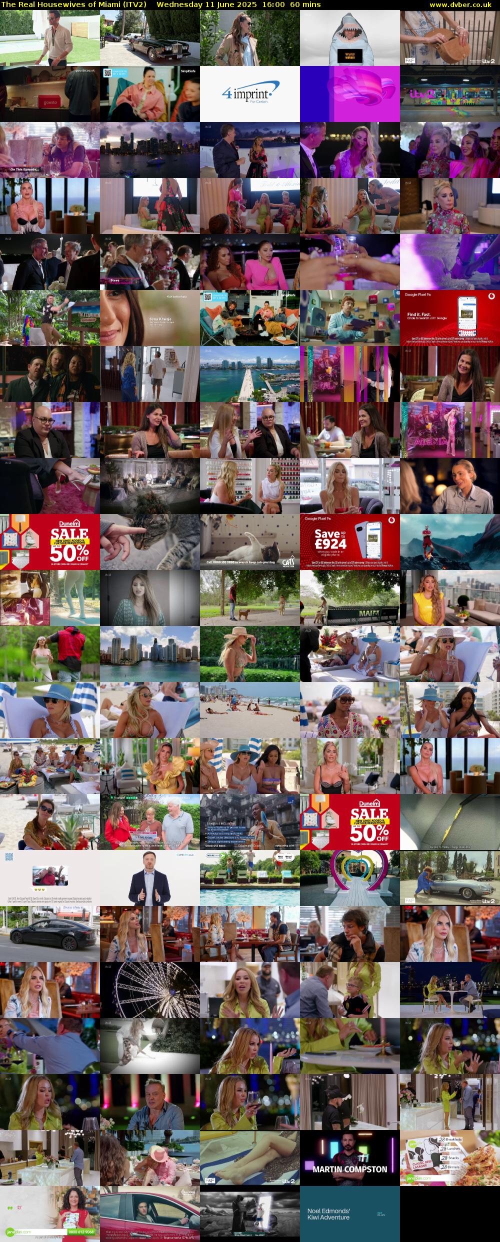 The Real Housewives of Miami (ITV2) Wednesday 11 June 2025 16:00 - 17:00