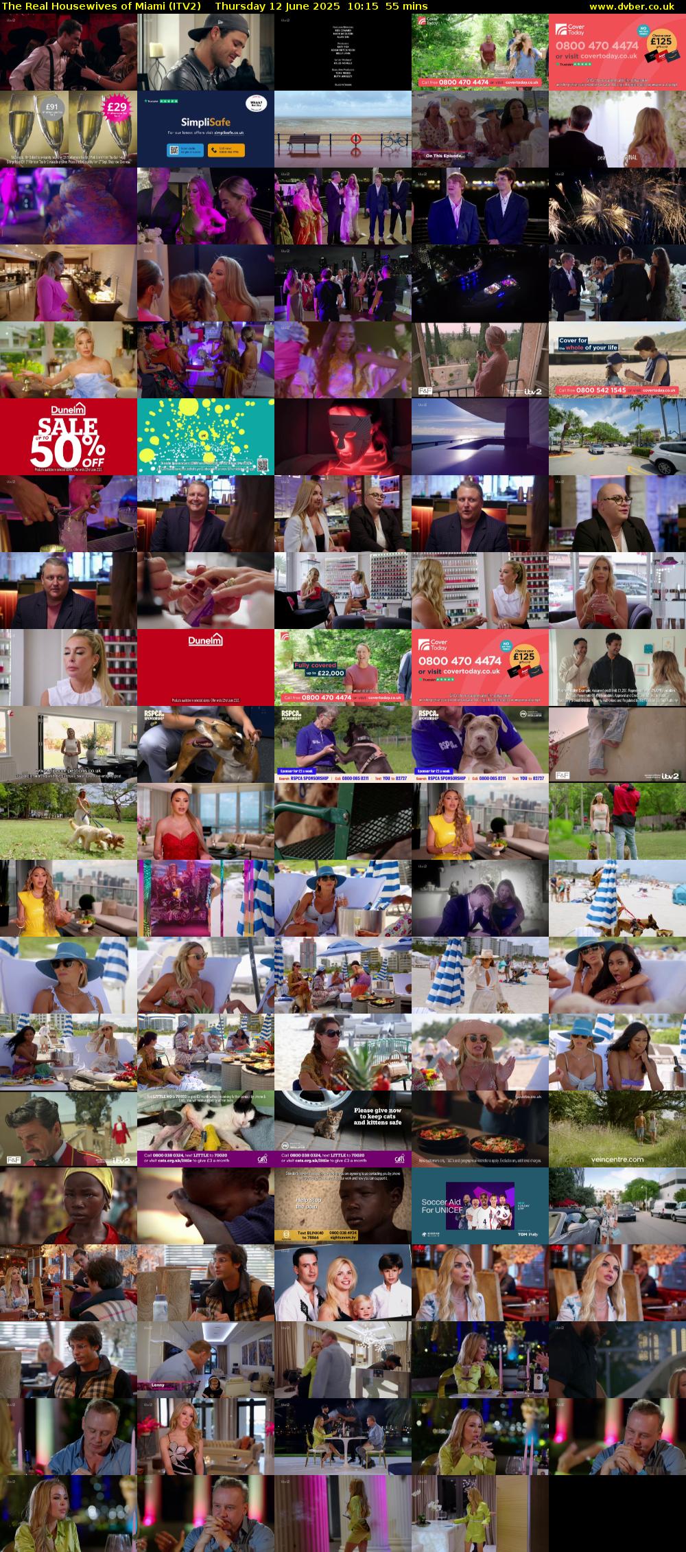 The Real Housewives of Miami (ITV2) Thursday 12 June 2025 10:15 - 11:10
