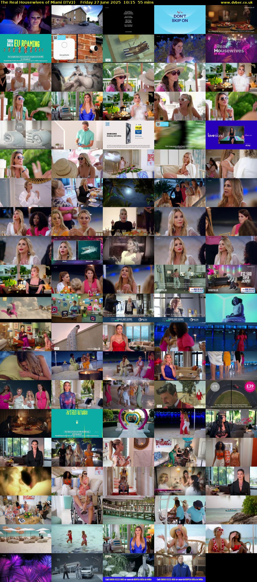 The Real Housewives of Miami (ITV2) Friday 27 June 2025 10:15 - 11:10