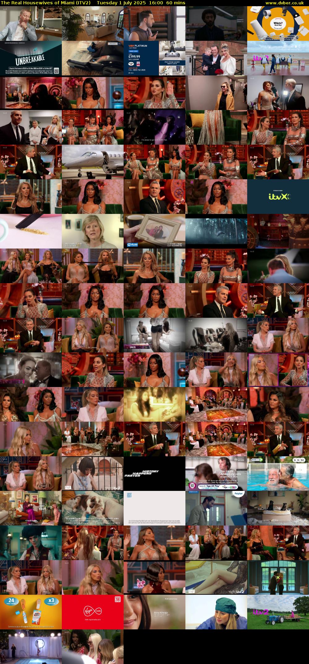 The Real Housewives of Miami (ITV2) Tuesday 1 July 2025 16:00 - 17:00