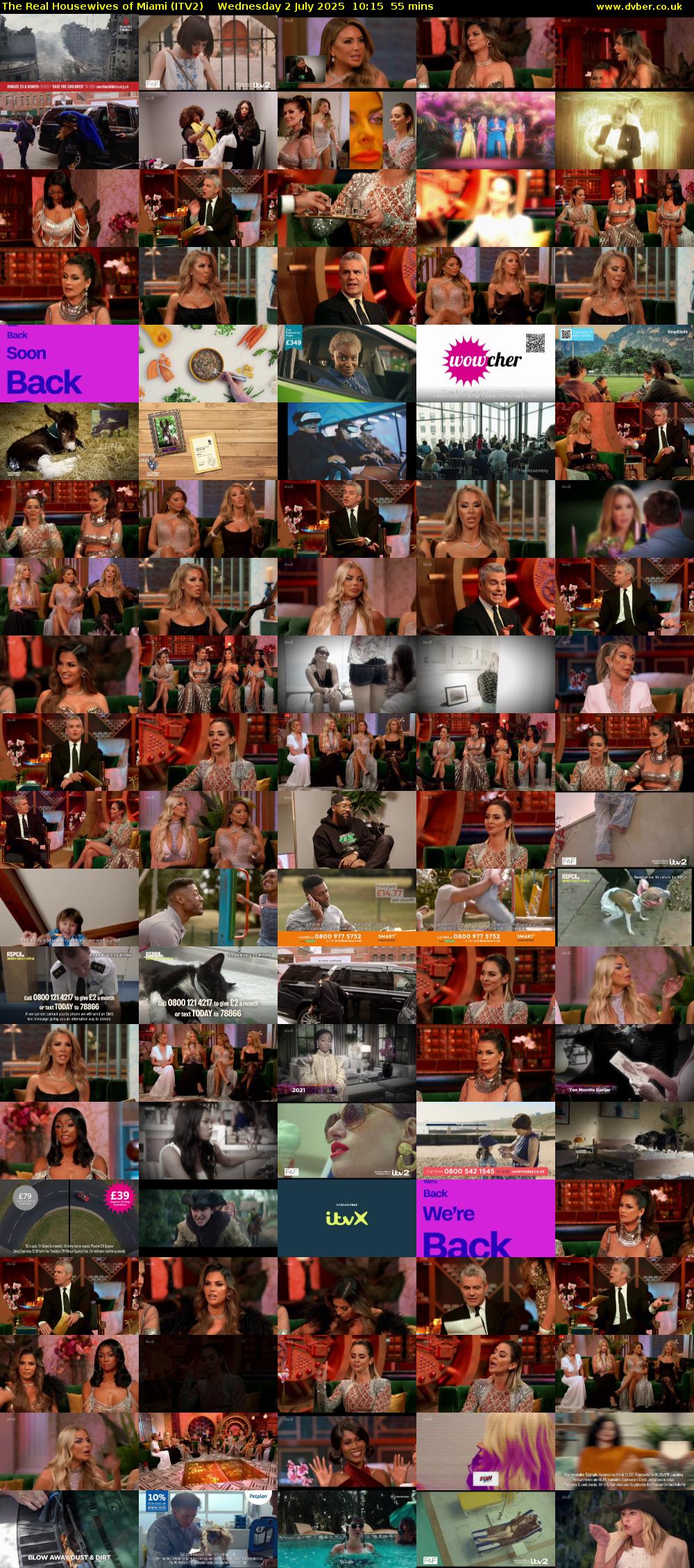 The Real Housewives of Miami (ITV2) Wednesday 2 July 2025 10:15 - 11:10