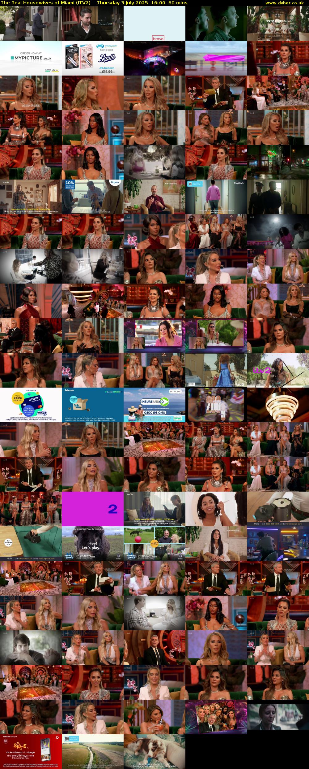 The Real Housewives of Miami (ITV2) Thursday 3 July 2025 16:00 - 17:00