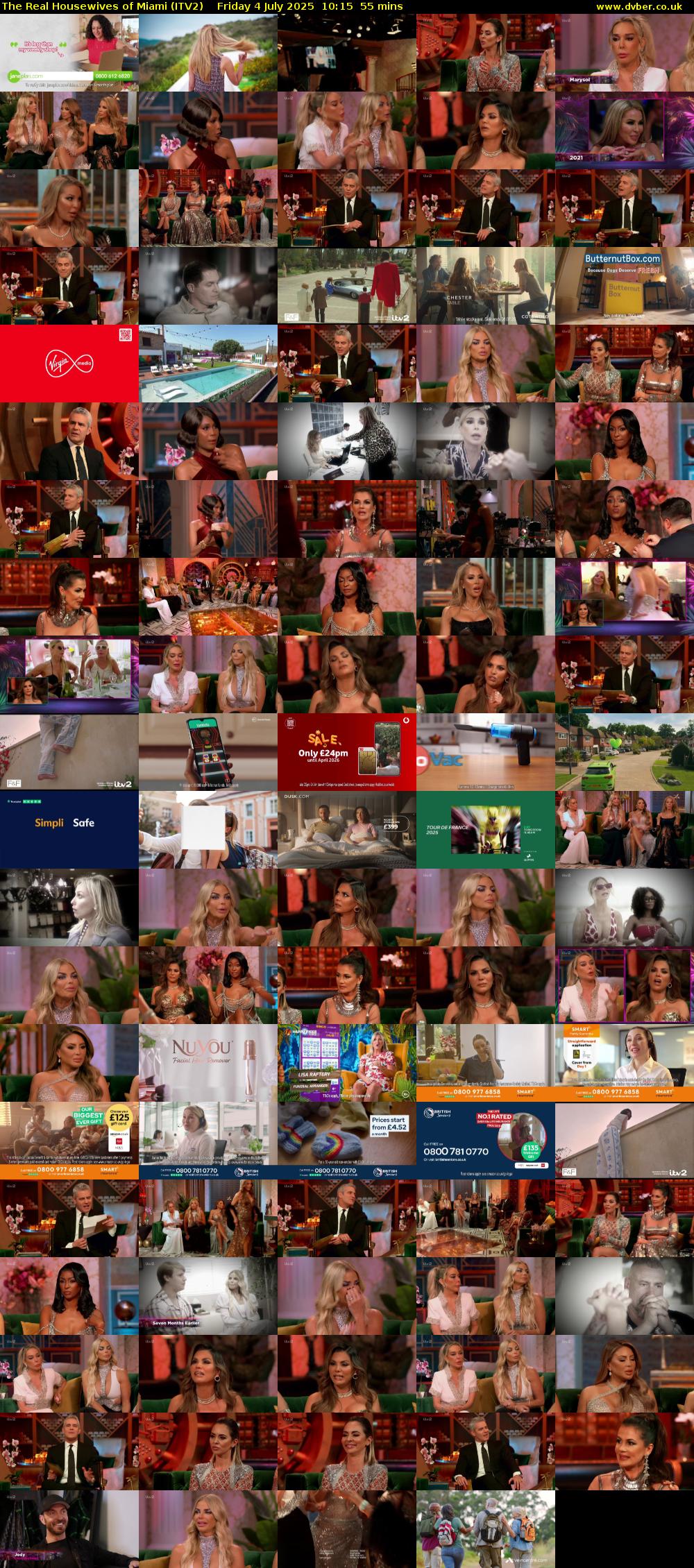 The Real Housewives of Miami (ITV2) Friday 4 July 2025 10:15 - 11:10