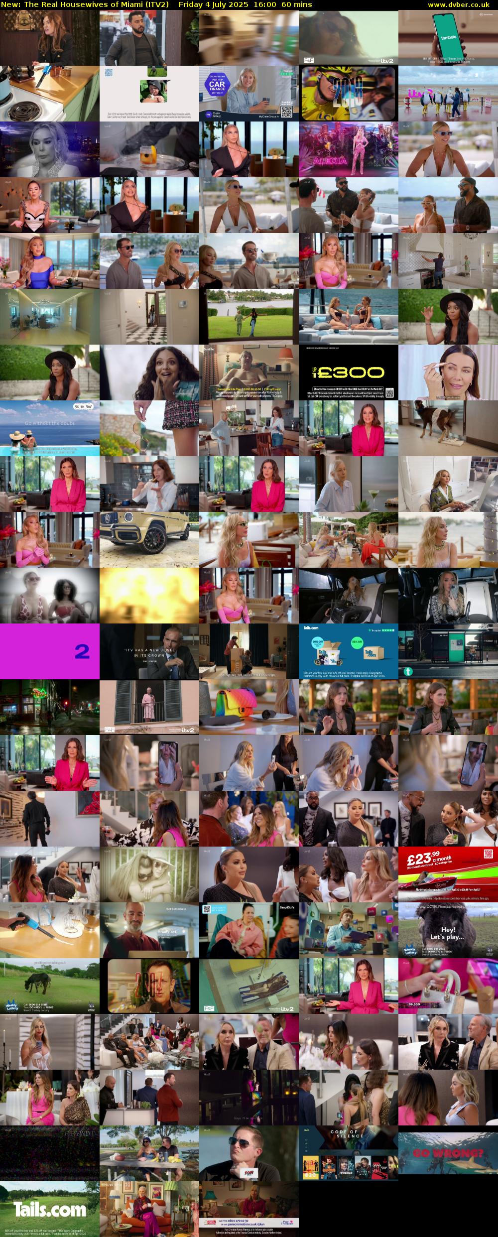 The Real Housewives of Miami (ITV2) Friday 4 July 2025 16:00 - 17:00