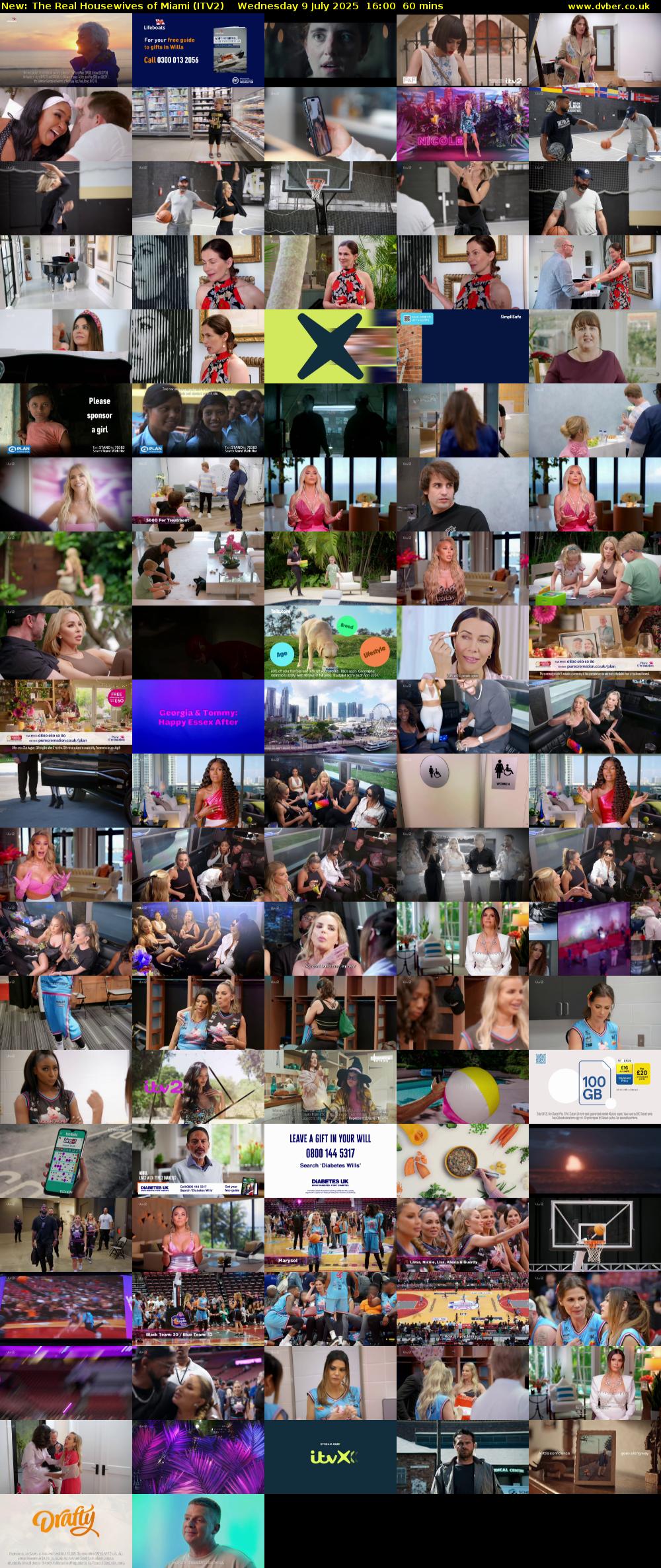 The Real Housewives of Miami (ITV2) Wednesday 9 July 2025 16:00 - 17:00
