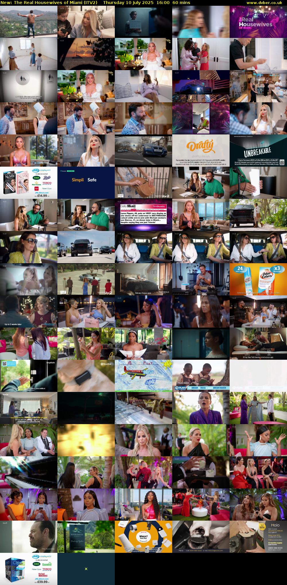 The Real Housewives of Miami (ITV2) Thursday 10 July 2025 16:00 - 17:00