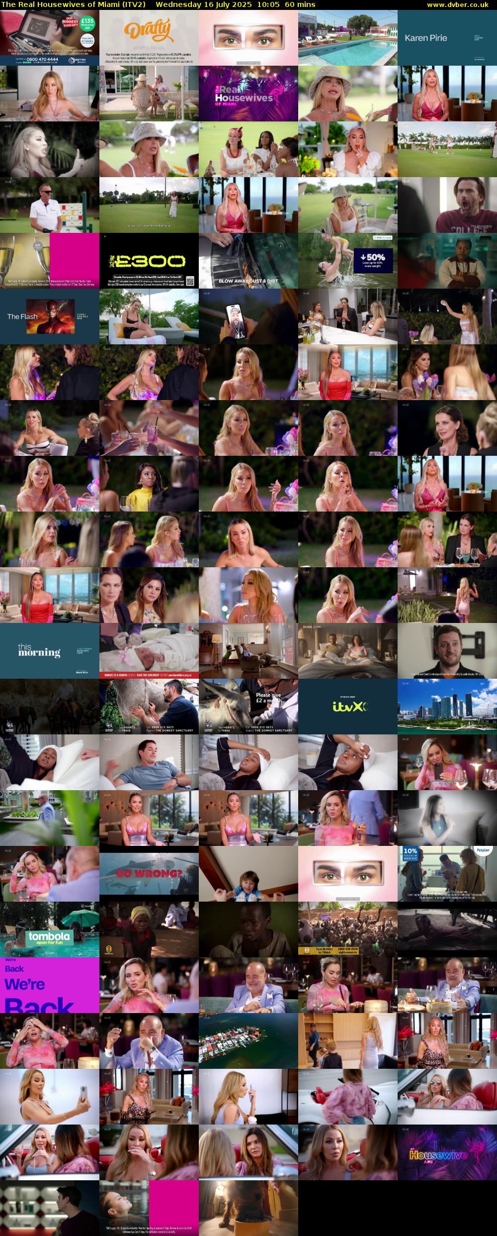 The Real Housewives of Miami (ITV2) Wednesday 16 July 2025 10:05 - 11:05