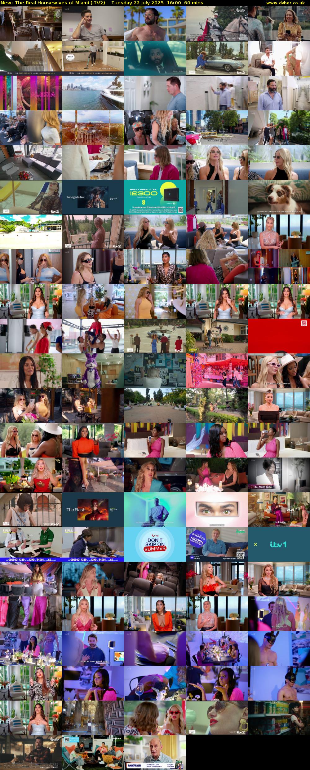 The Real Housewives of Miami (ITV2) Tuesday 22 July 2025 16:00 - 17:00