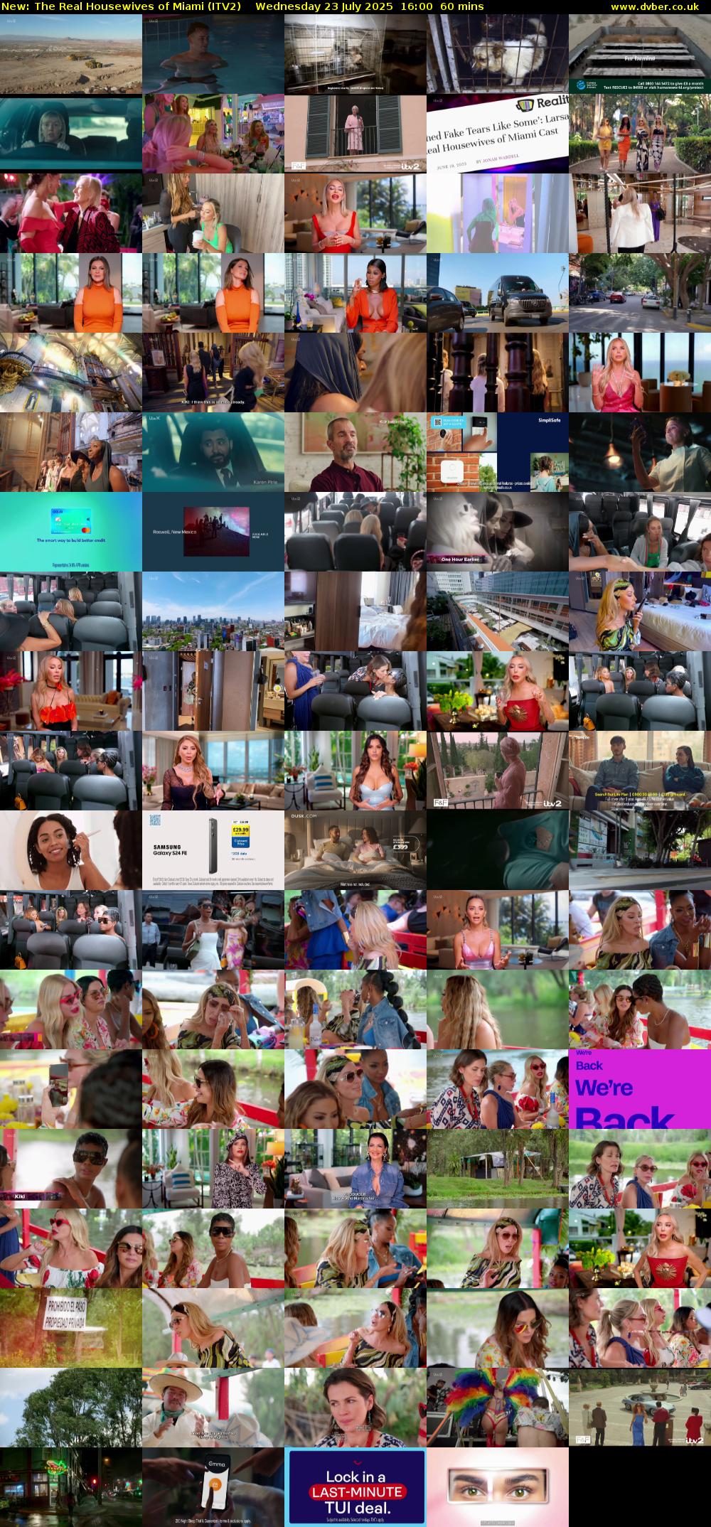 The Real Housewives of Miami (ITV2) Wednesday 23 July 2025 16:00 - 17:00