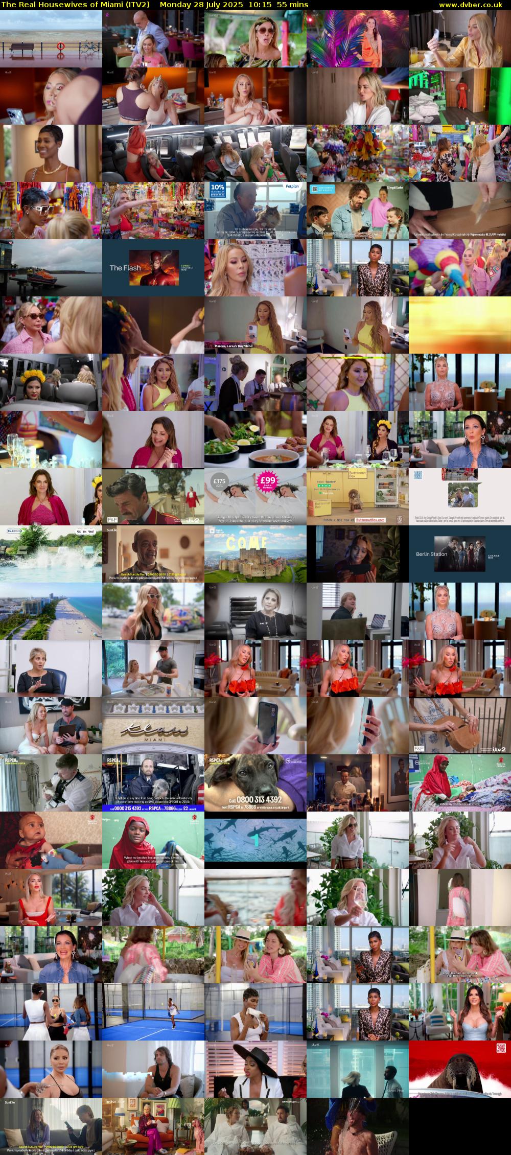 The Real Housewives of Miami (ITV2) Monday 28 July 2025 10:15 - 11:10