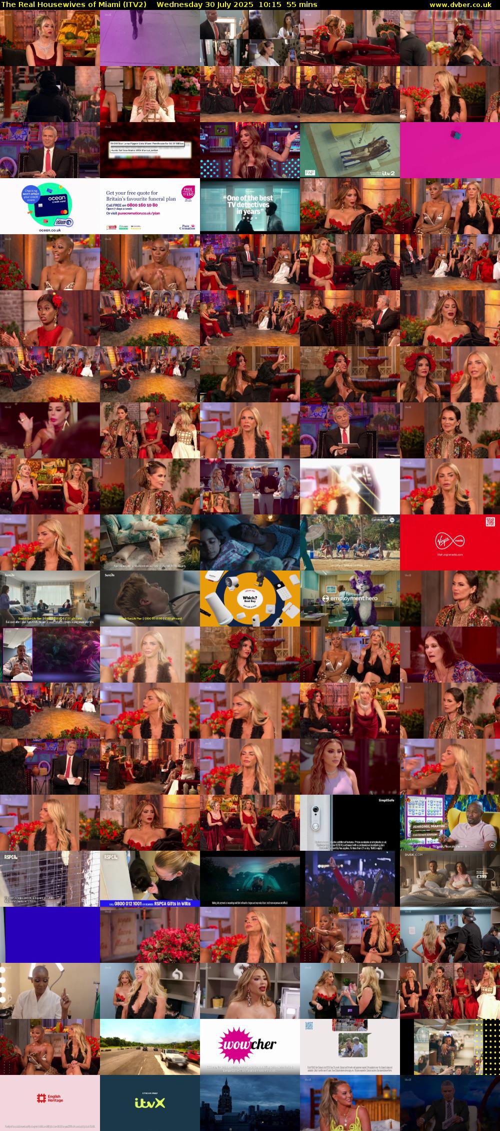 The Real Housewives of Miami (ITV2) Wednesday 30 July 2025 10:15 - 11:10