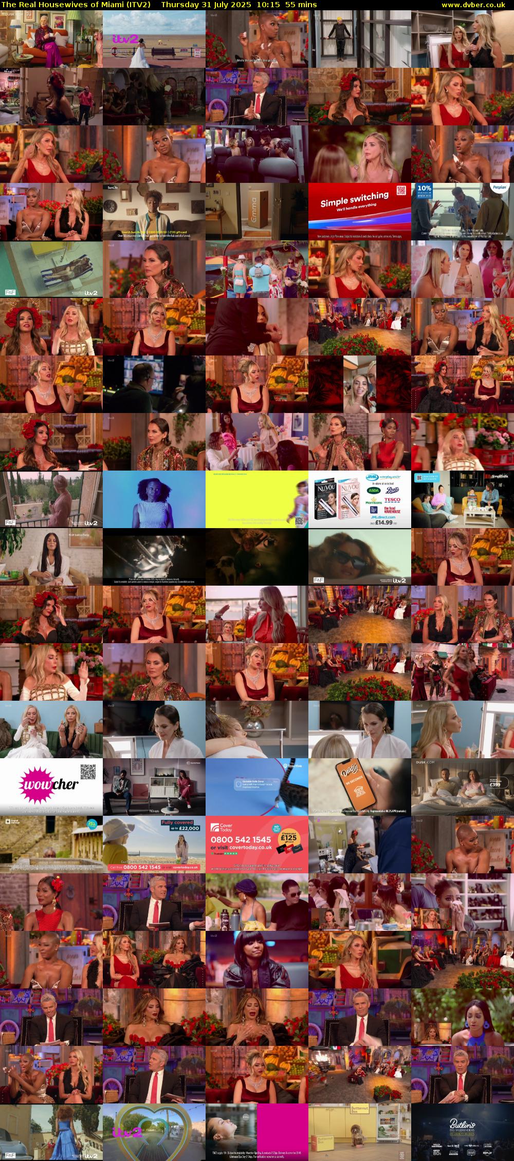 The Real Housewives of Miami (ITV2) Thursday 31 July 2025 10:15 - 11:10
