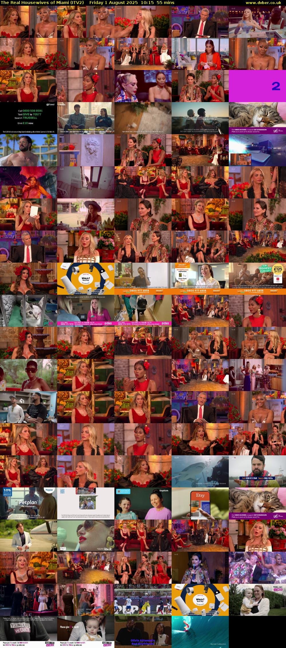 The Real Housewives of Miami (ITV2) Friday 1 August 2025 10:15 - 11:10