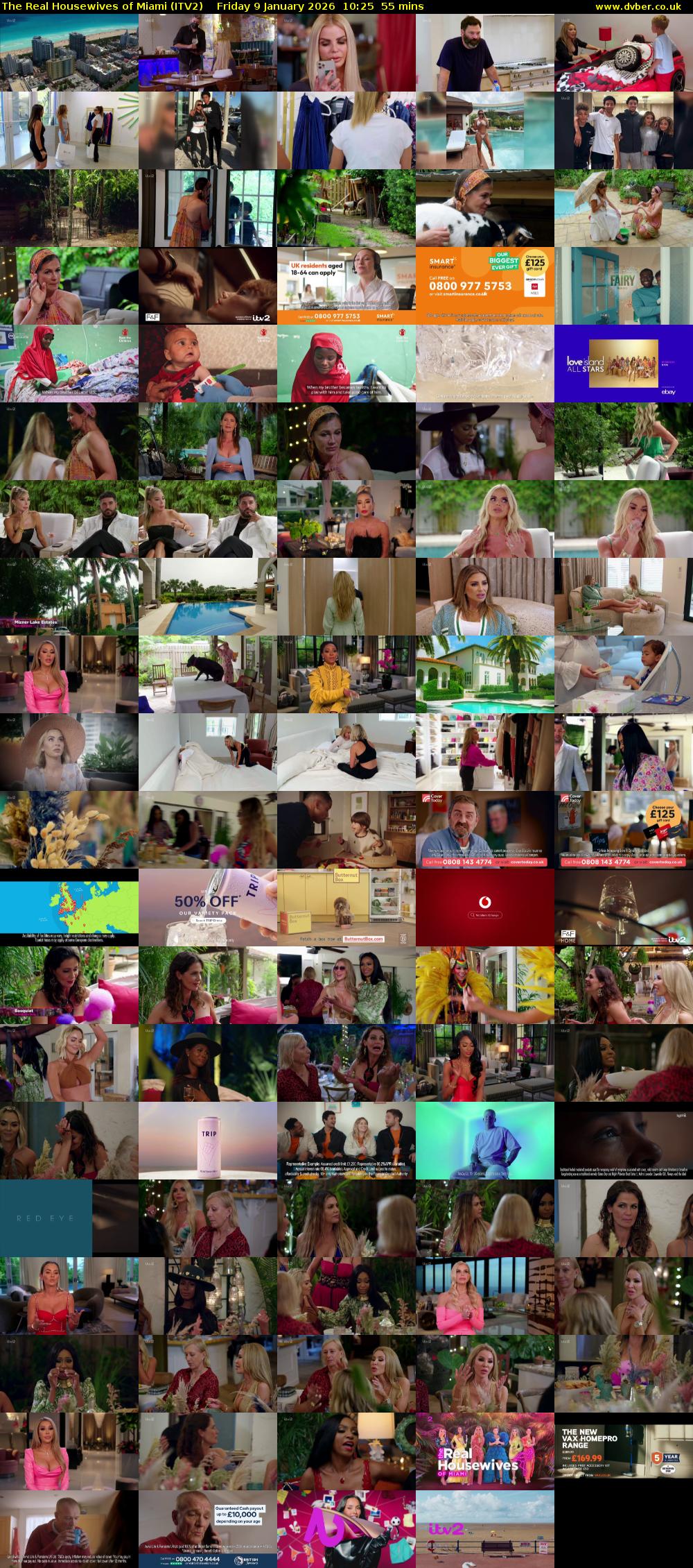 The Real Housewives of Miami (ITV2) Friday 9 January 2026 10:25 - 11:20