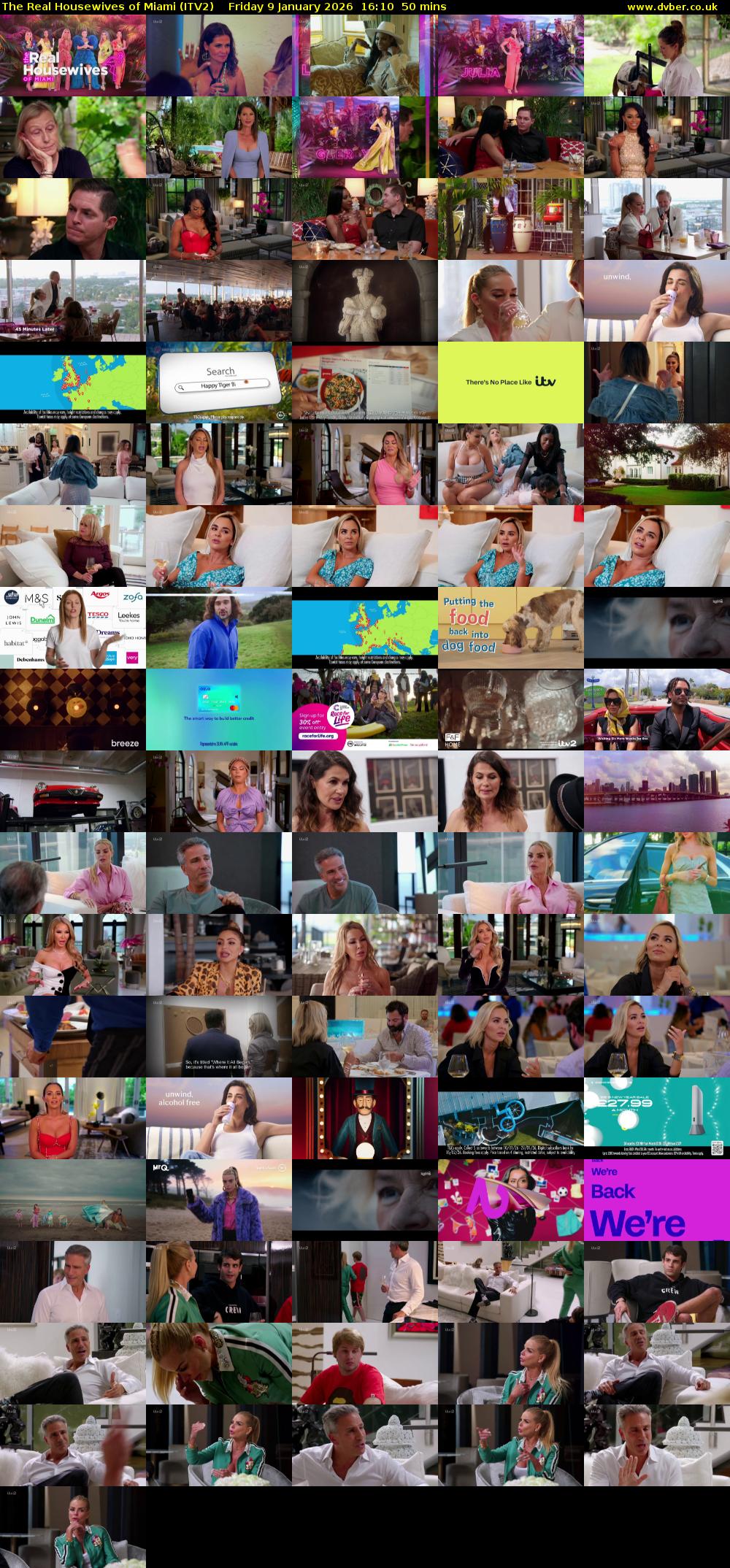 The Real Housewives of Miami (ITV2) Friday 9 January 2026 16:10 - 17:00