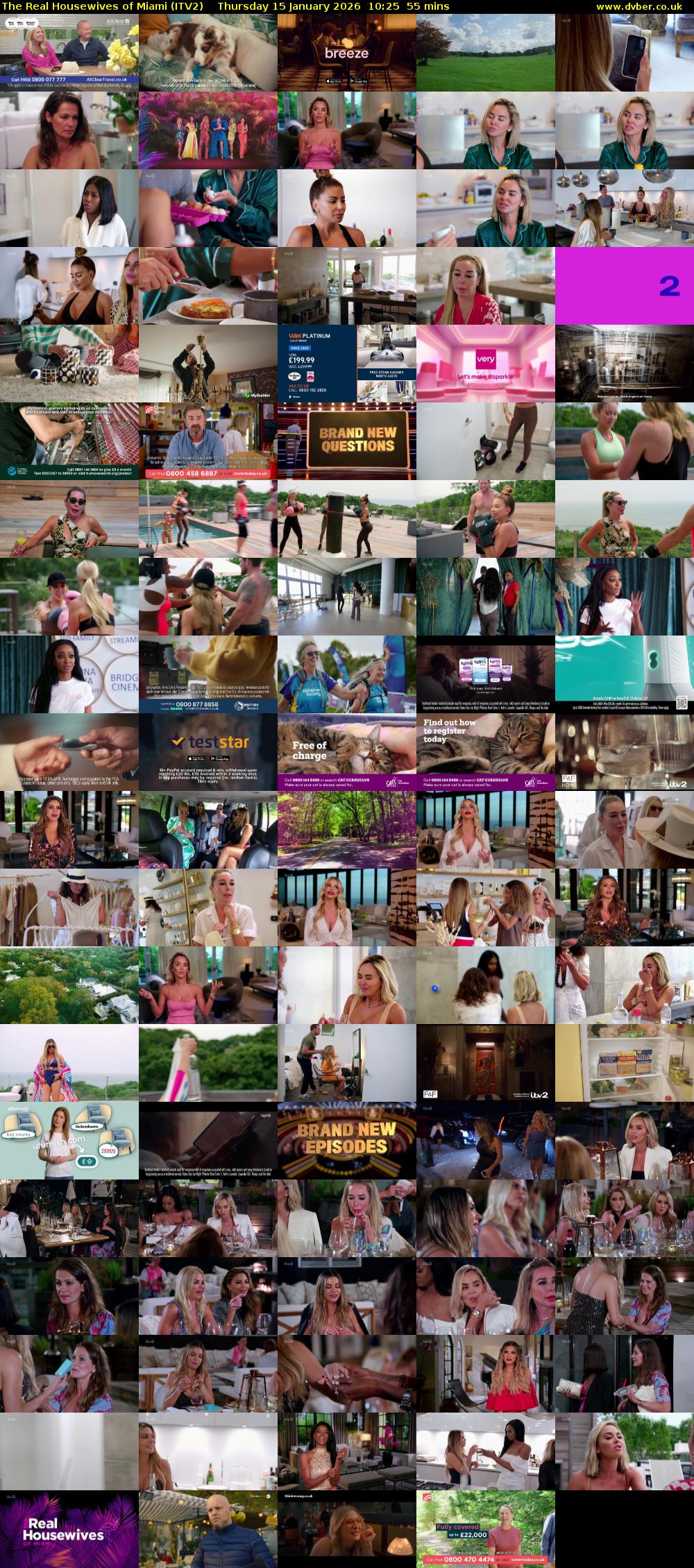 The Real Housewives of Miami (ITV2) Thursday 15 January 2026 10:25 - 11:20