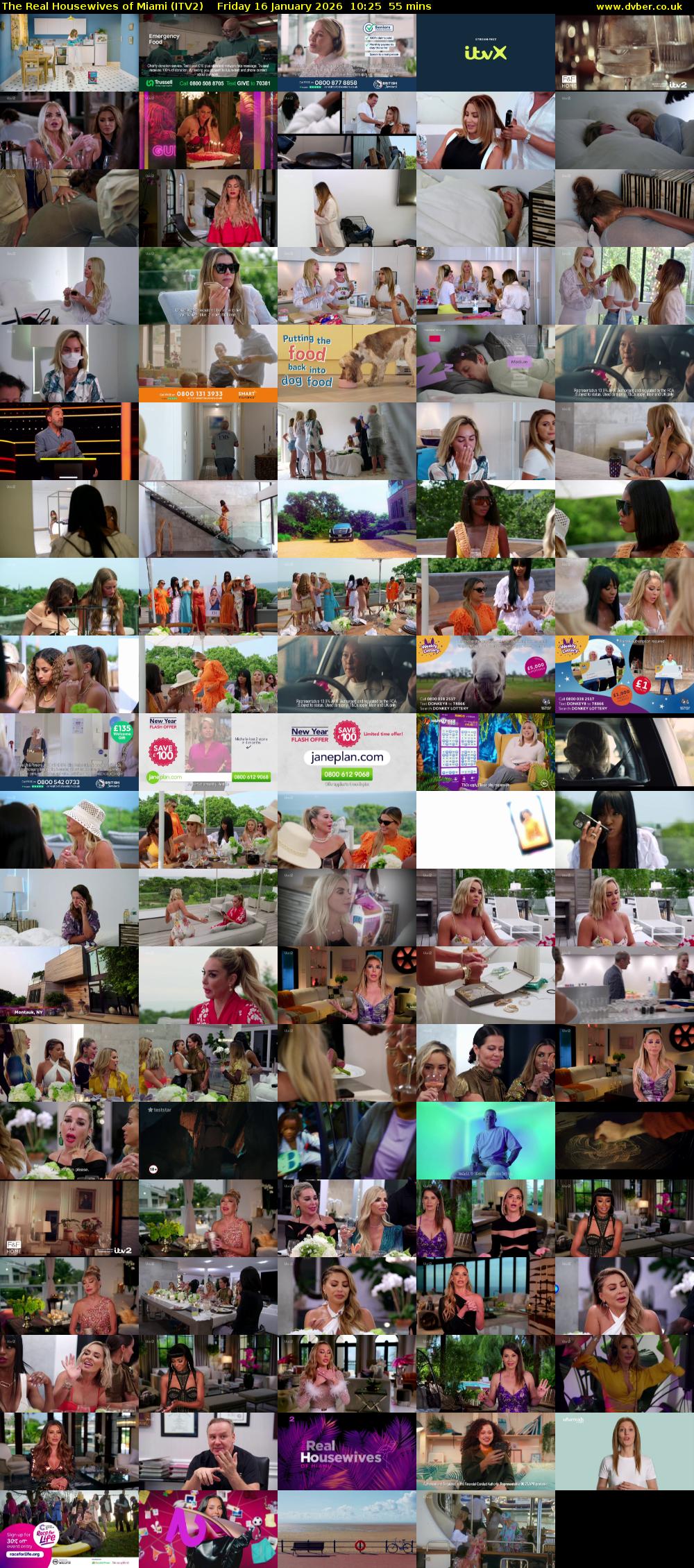 The Real Housewives of Miami (ITV2) Friday 16 January 2026 10:25 - 11:20