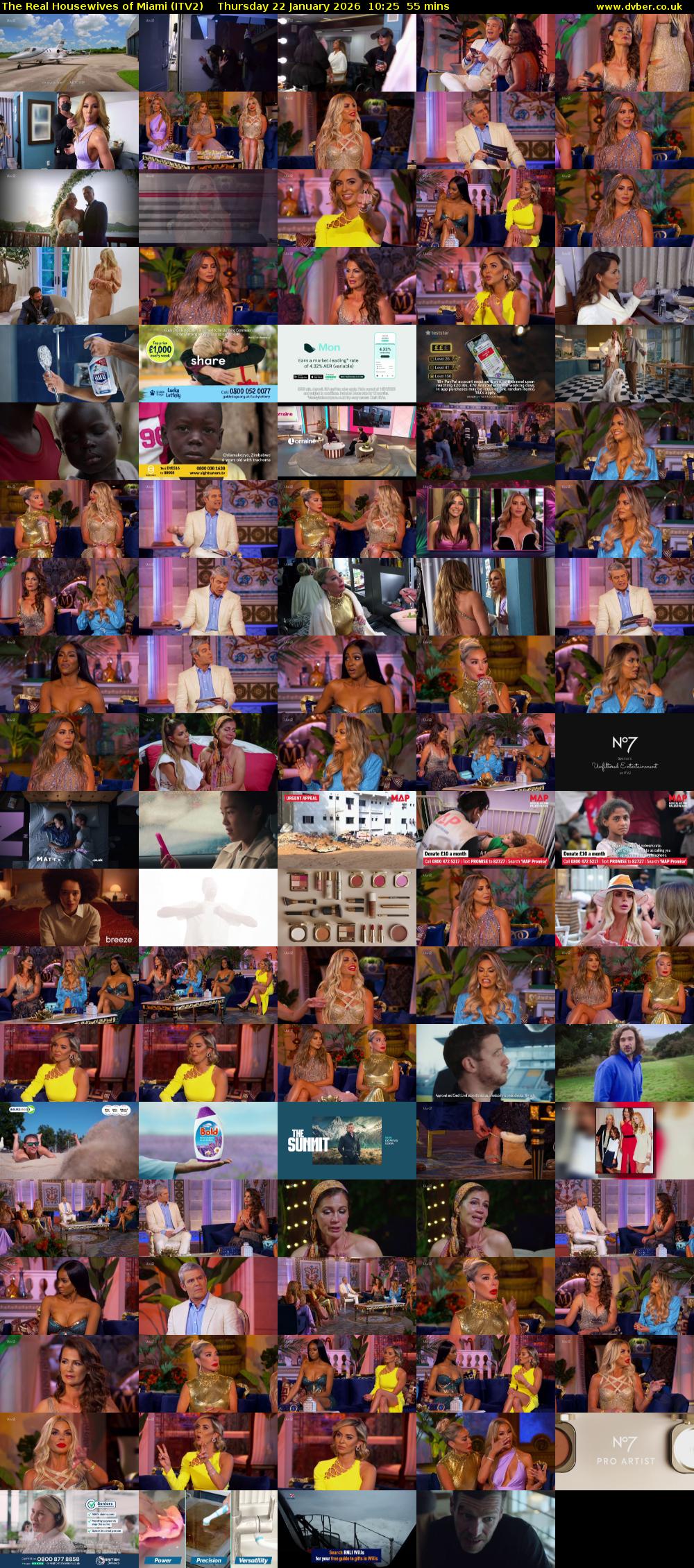 The Real Housewives of Miami (ITV2) Thursday 22 January 2026 10:25 - 11:20