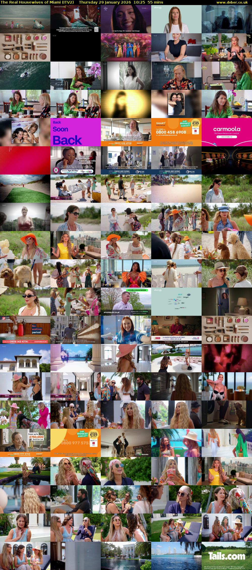 The Real Housewives of Miami (ITV2) Thursday 29 January 2026 10:25 - 11:20