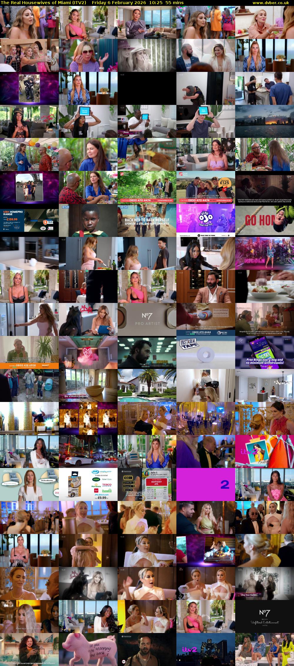 The Real Housewives of Miami (ITV2) Friday 6 February 2026 10:25 - 11:20