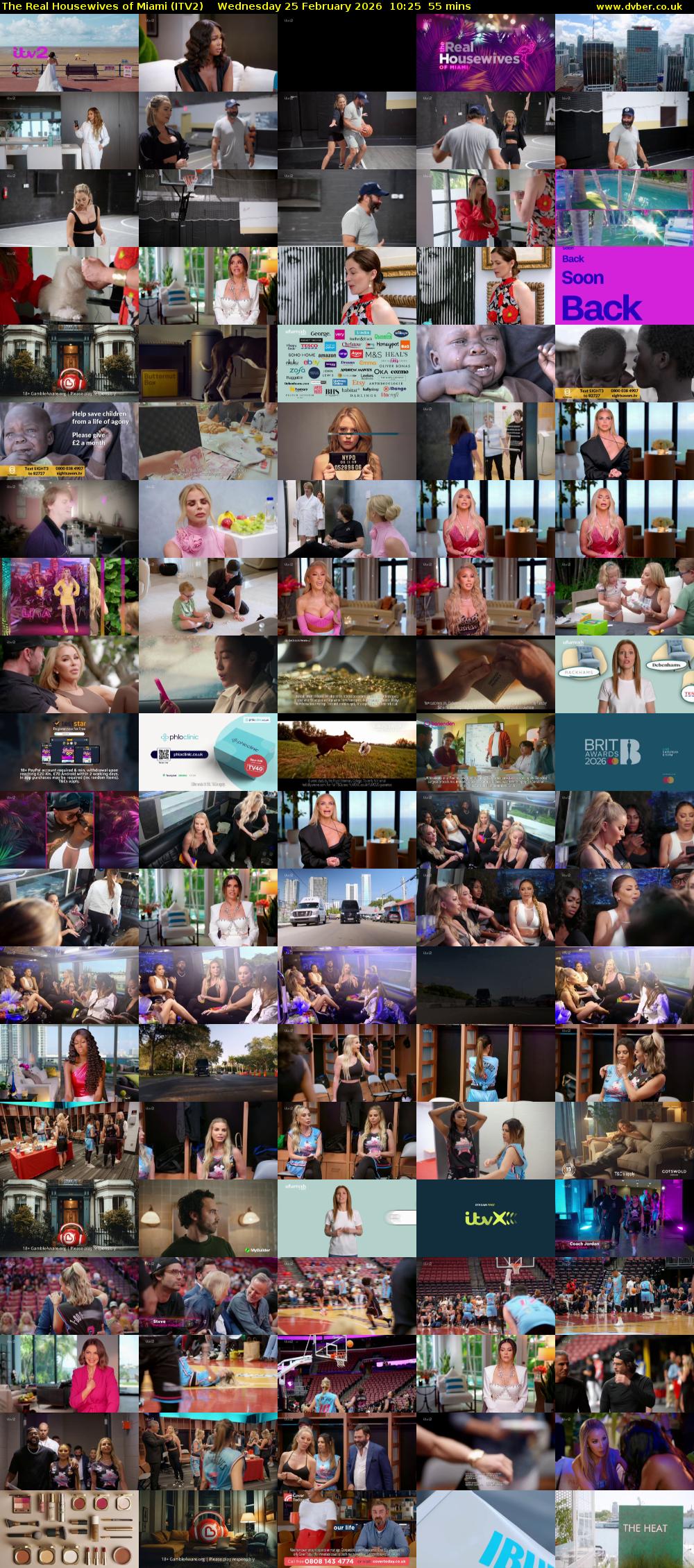 The Real Housewives of Miami (ITV2) Wednesday 25 February 2026 10:25 - 11:20