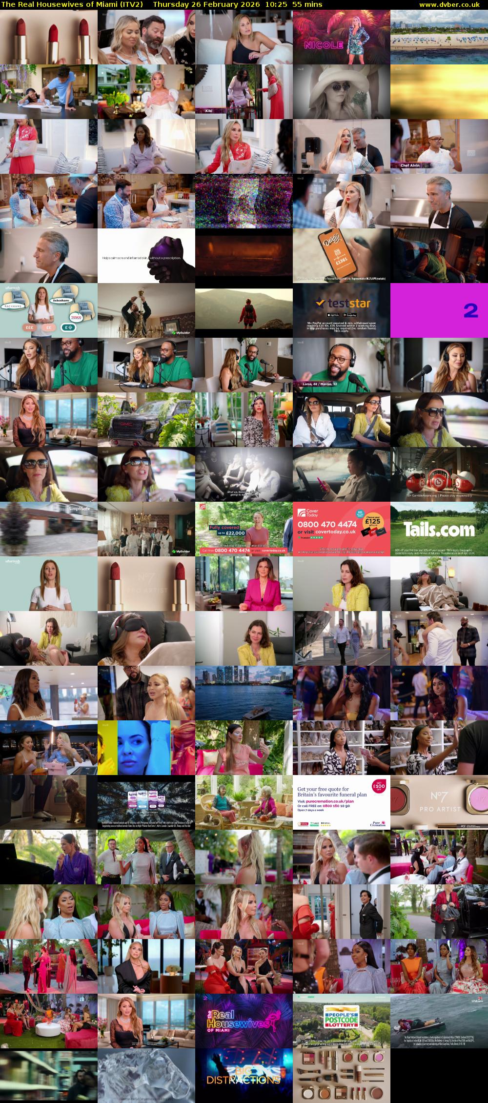 The Real Housewives of Miami (ITV2) Thursday 26 February 2026 10:25 - 11:20