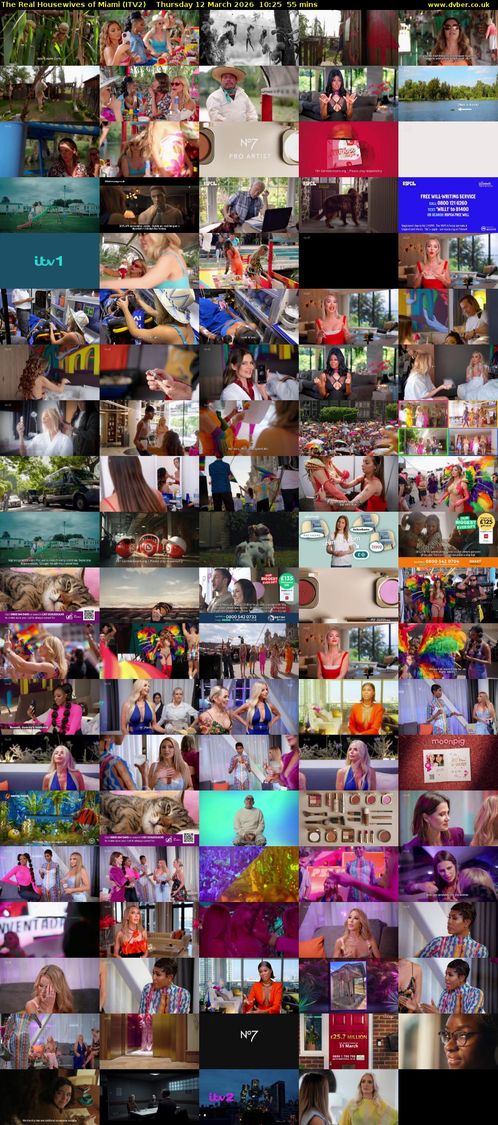 The Real Housewives of Miami (ITV2) Thursday 12 March 2026 10:25 - 11:20