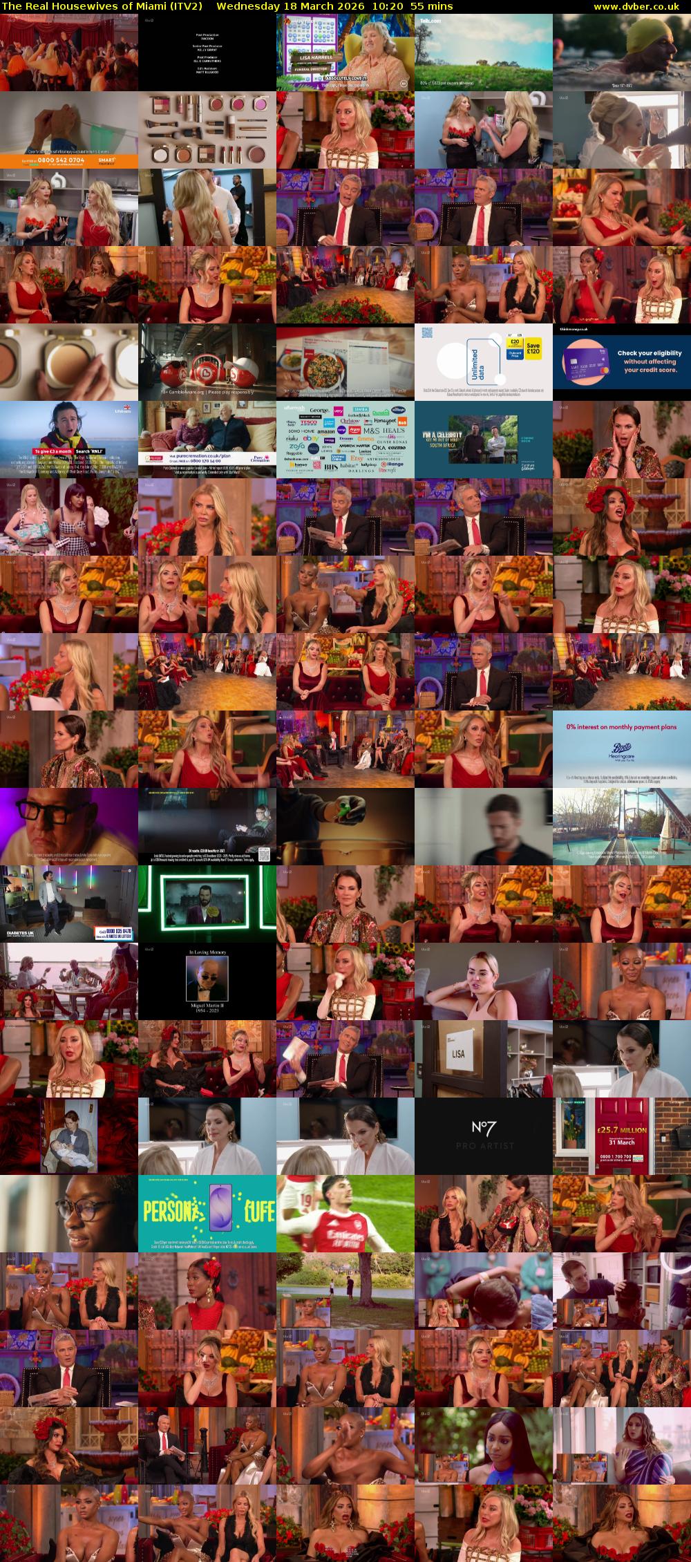 The Real Housewives of Miami (ITV2) Wednesday 18 March 2026 10:20 - 11:15